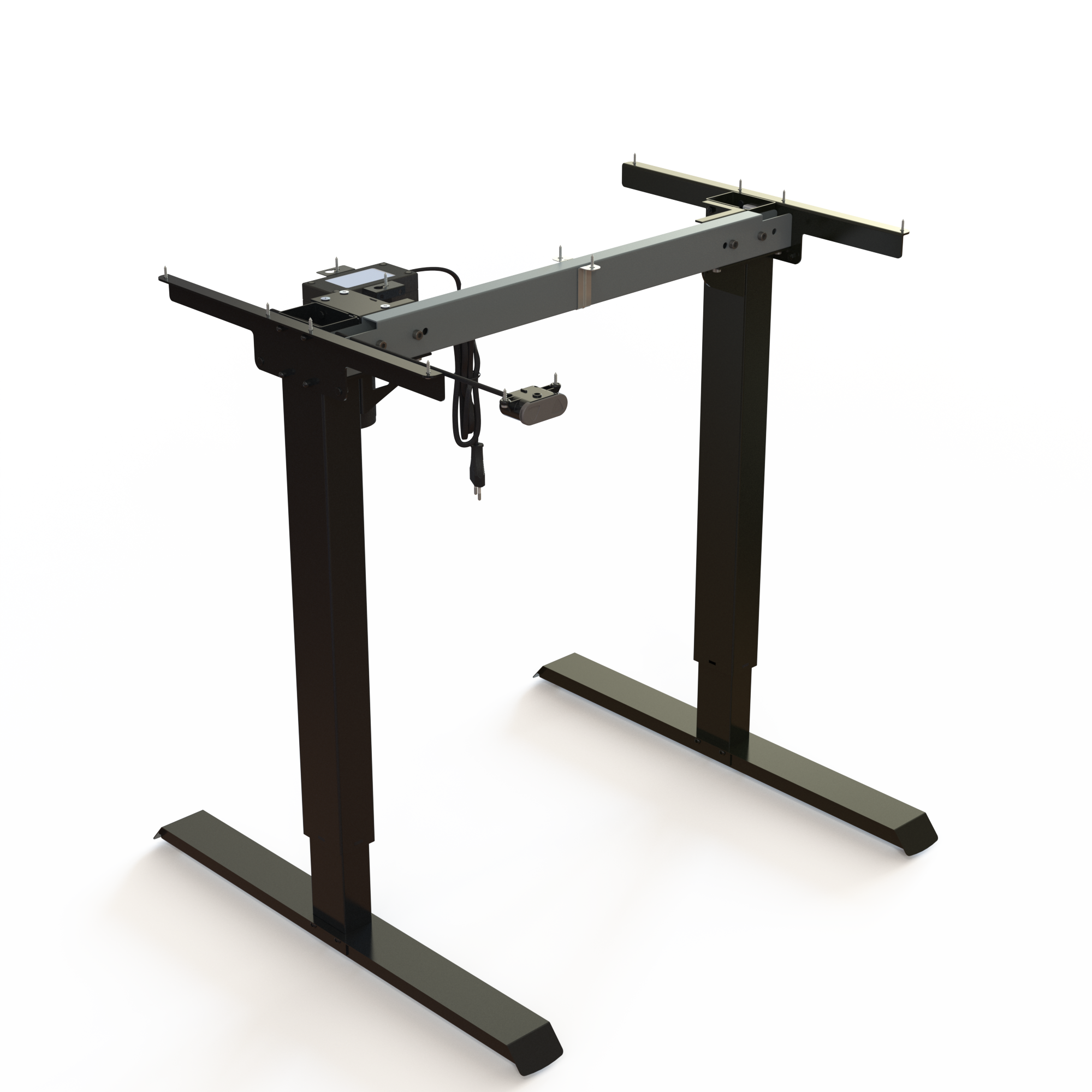 Electric Desk Frame | Width 072 cm | Black 