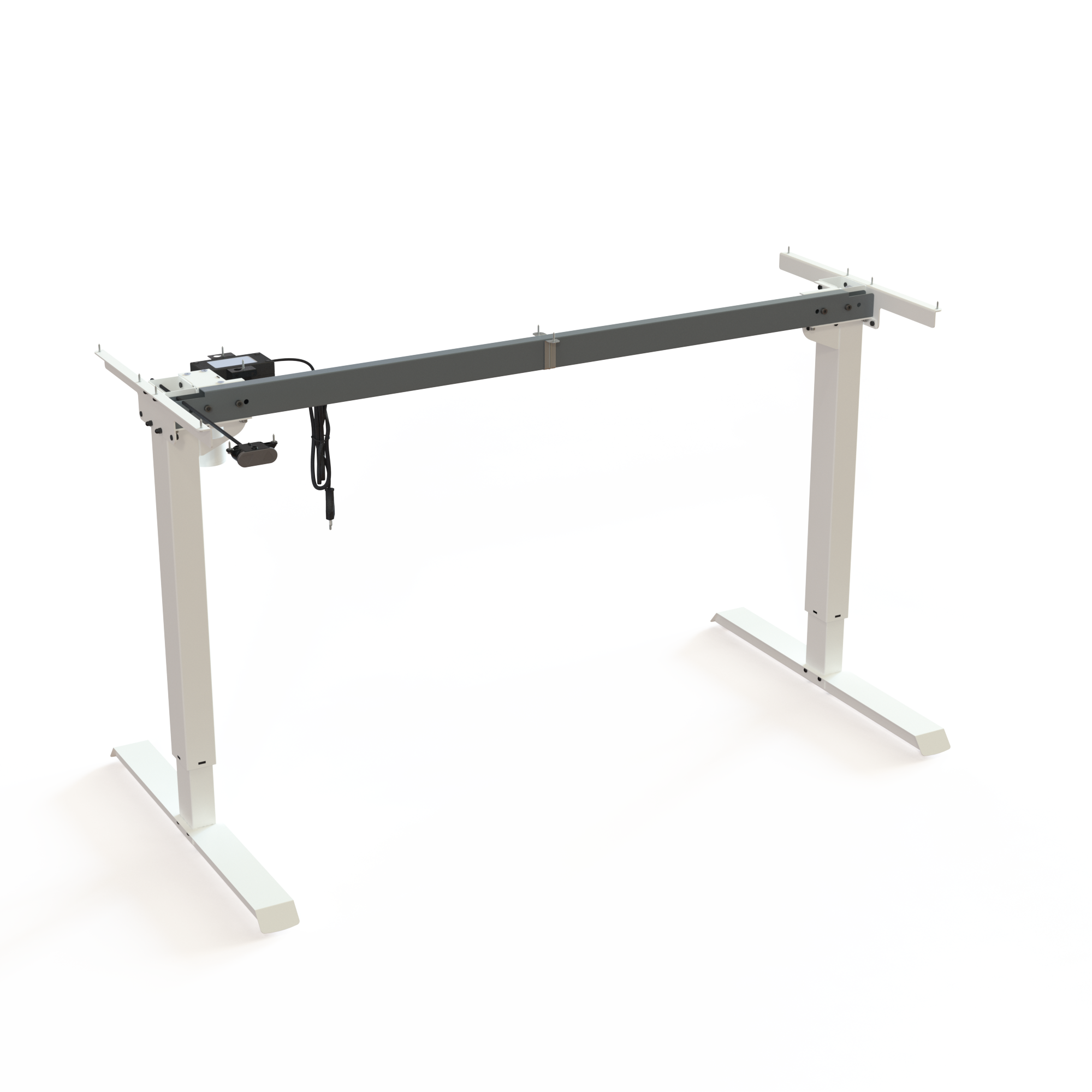 Electric Desk Frame | Width 129 cm | White