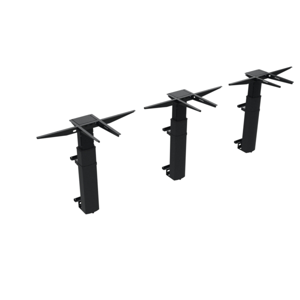 Wall mounted Electric Desk FrameElectric Desk Frame | 3-Columns | Black 