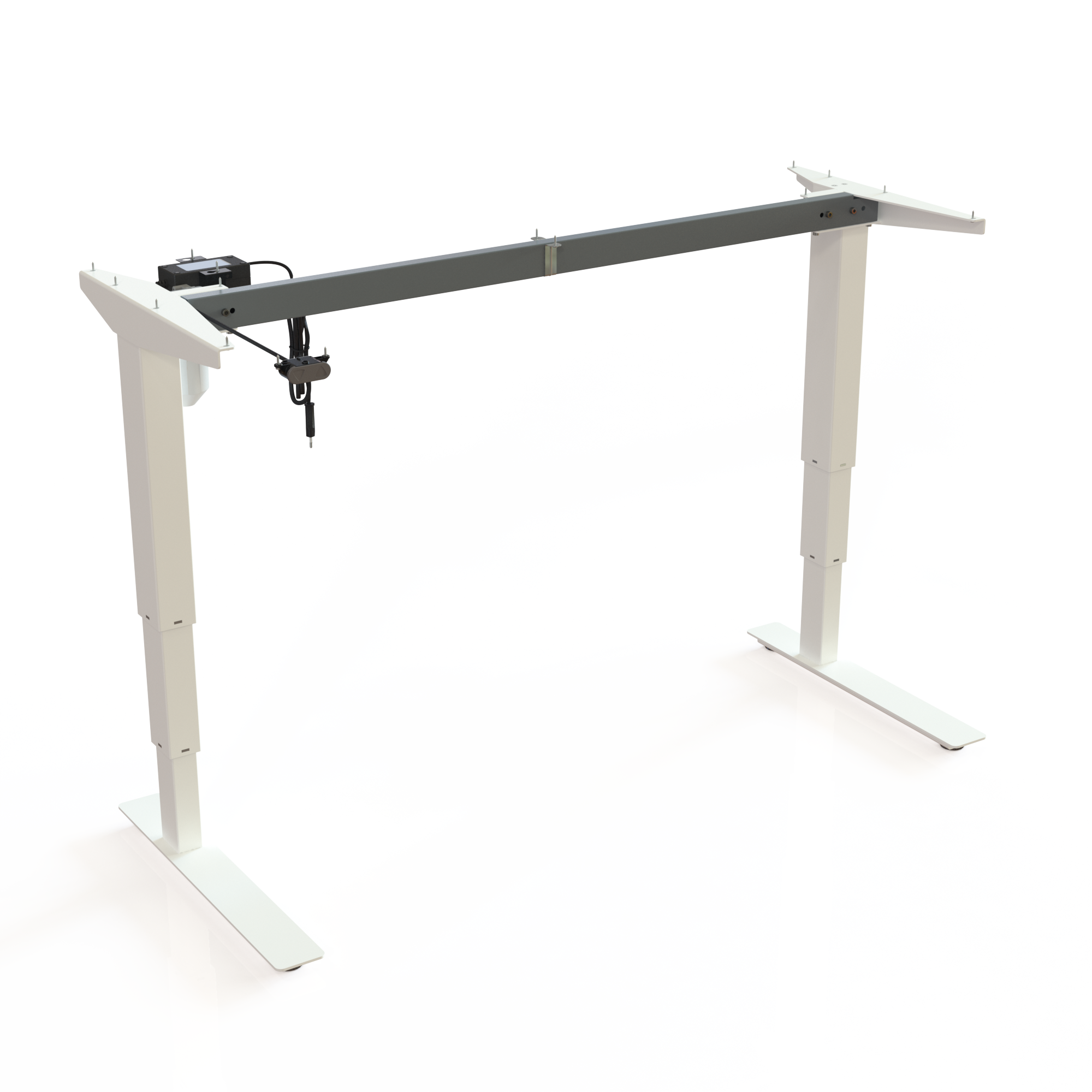 Electric Desk FrameElectric Desk Frame | WidthWidth 129 cmcm | White