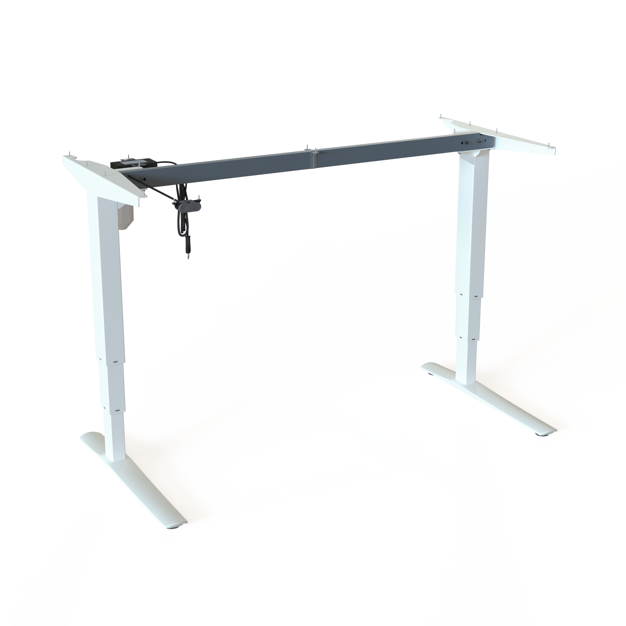 Electric Desk FrameElectric Desk Frame | WidthWidth 129 cmcm | White