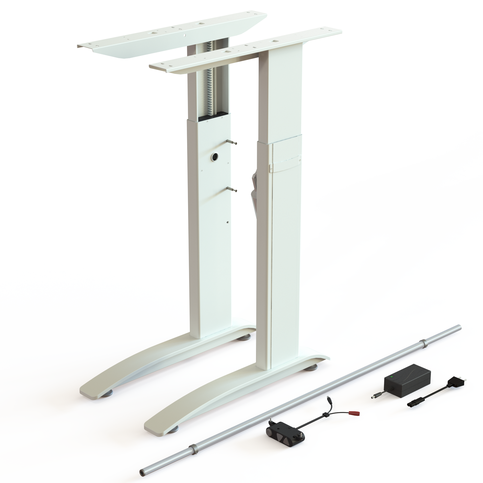 Series 501-15, 2 Legged, White
