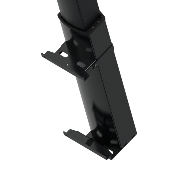 Wall mounted Electric Desk FrameElectric Desk Frame | 1-Column | Black 