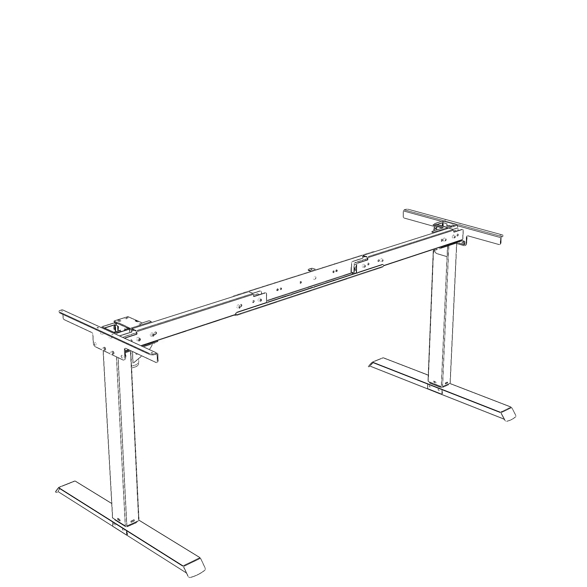 Electric Desk Frame | Width 172 cm | White