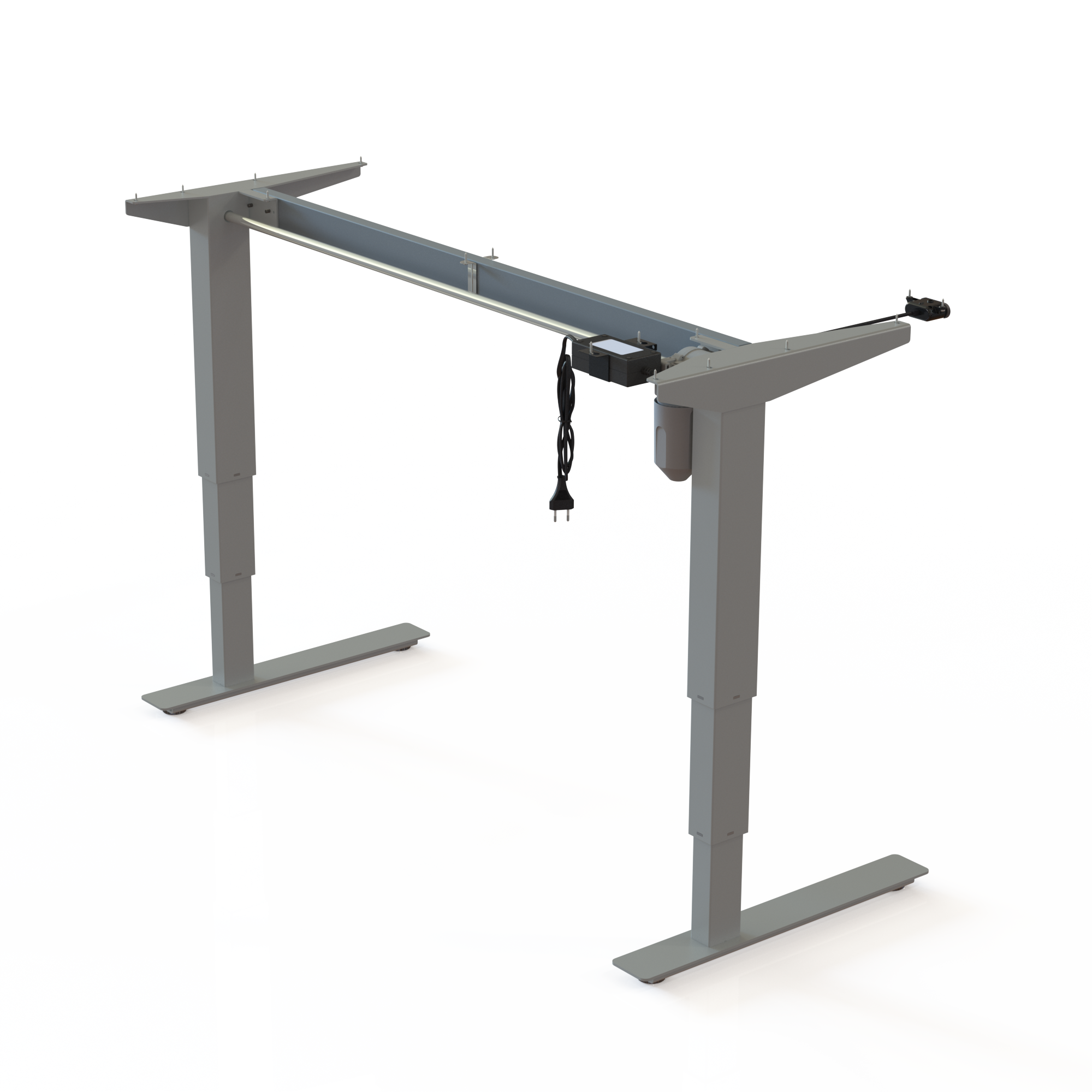 Electric Desk FrameElectric Desk Frame | WidthWidth 129 cmcm | Silver