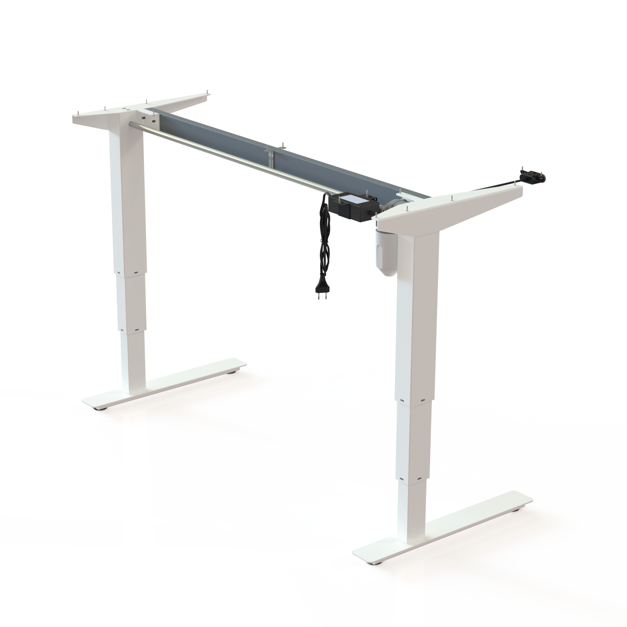 Electric Desk FrameElectric Desk Frame | WidthWidth 129 cmcm | White