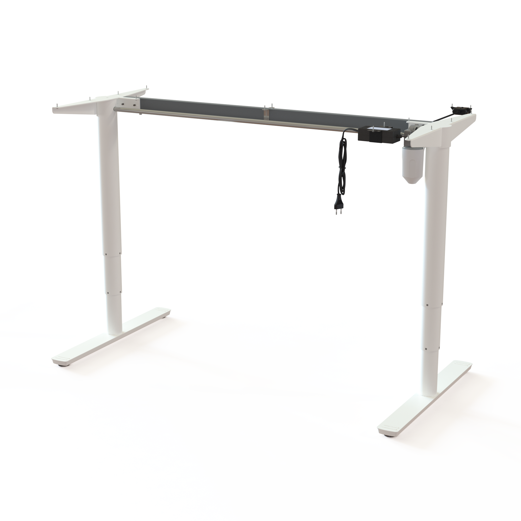 Electric Desk FrameElectric Desk Frame | WidthWidth 129 cmcm | White