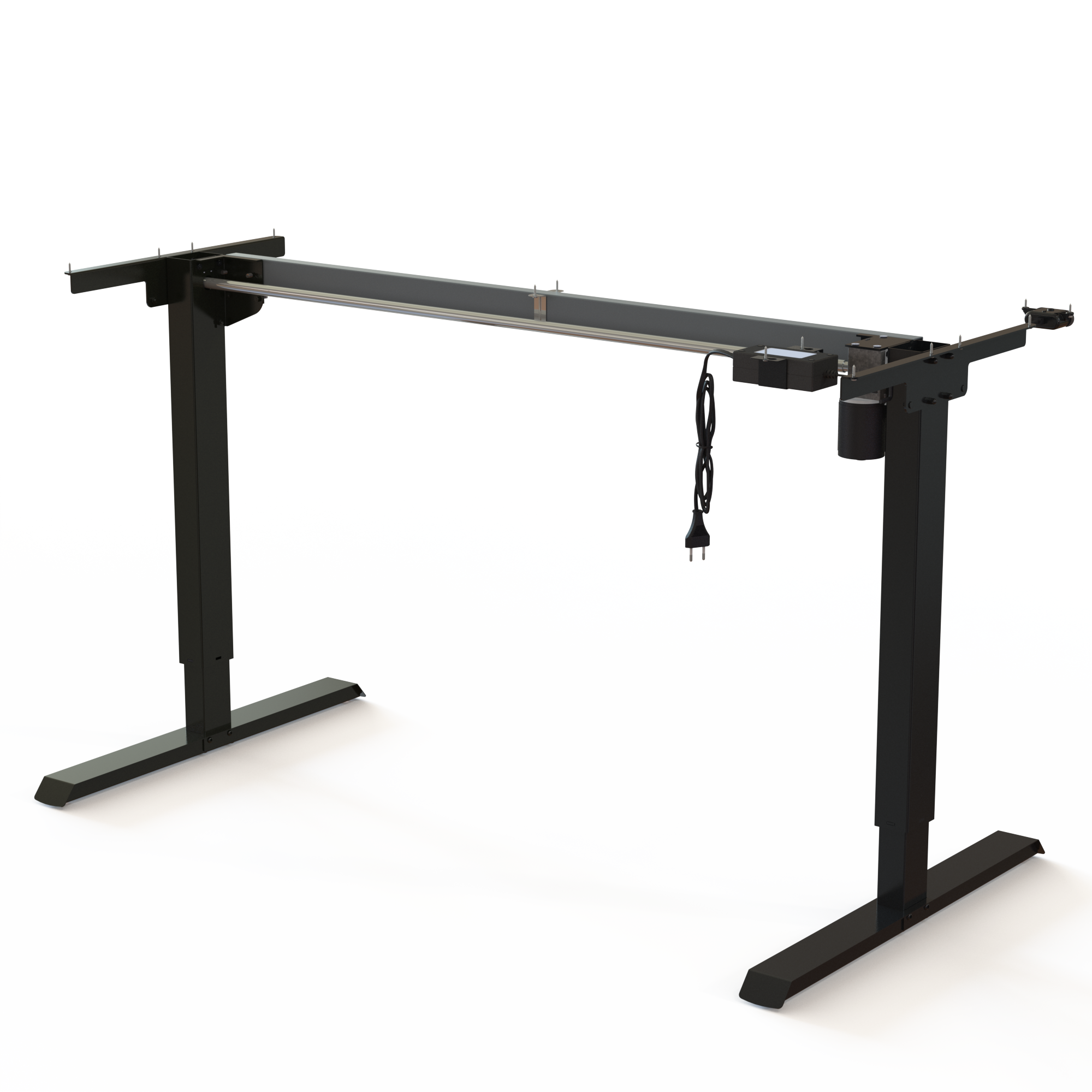 Electric Desk Frame | Width 129 cm | Black 