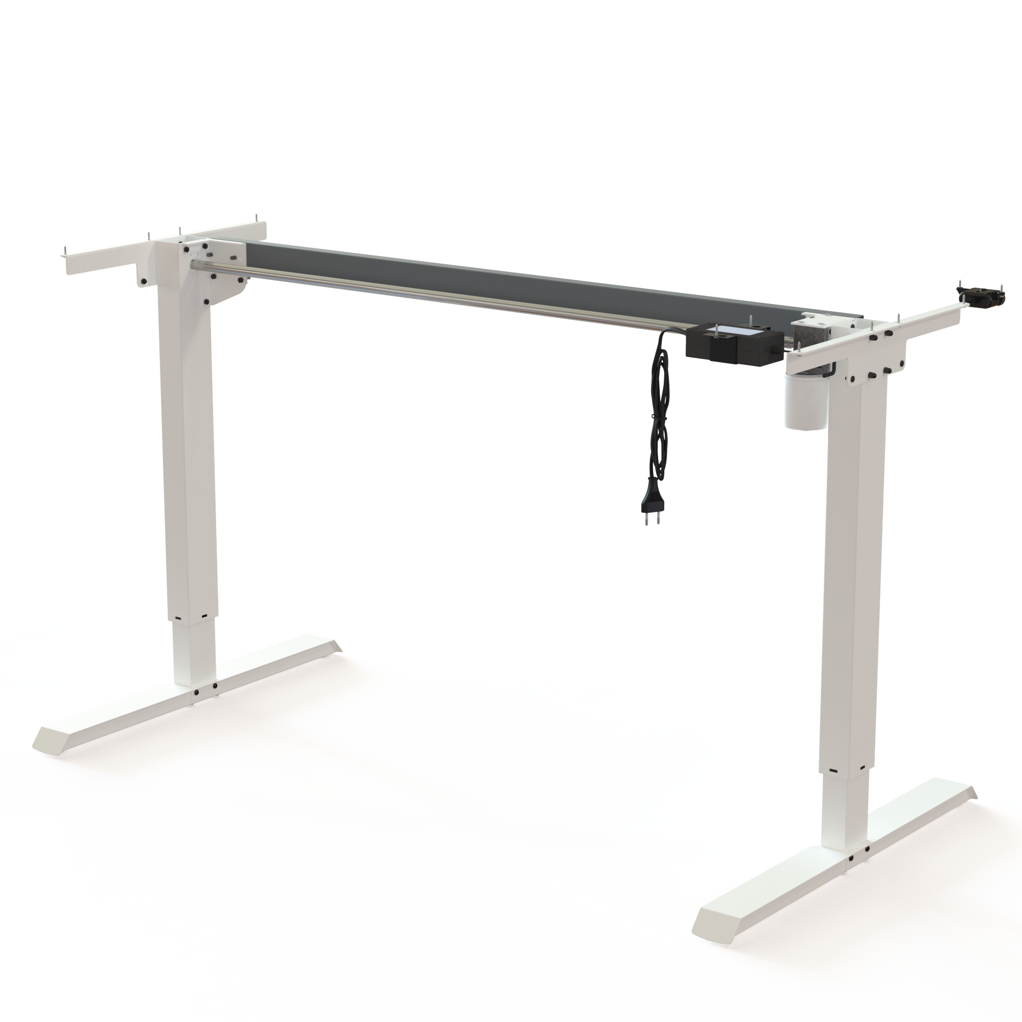 Electric Desk Frame | Width 129 cm | White